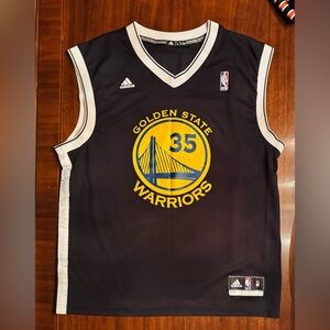 Golden State Warriors Kevin Durant #35 Jersey in Black- Adidas NBA - Size Medium